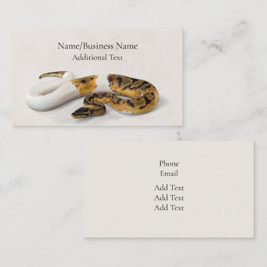 Visitenkarte (Vorne/Hinten)