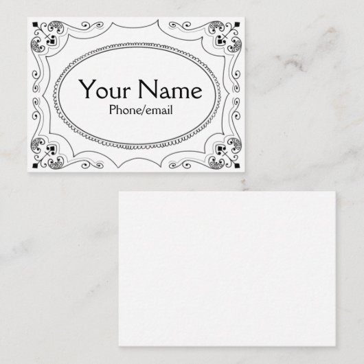 Visitenkarte (Vorne/Hinten)