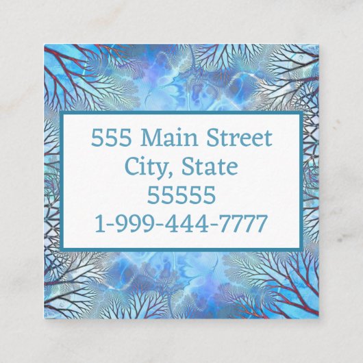 Visitenkarte (Rückseite)