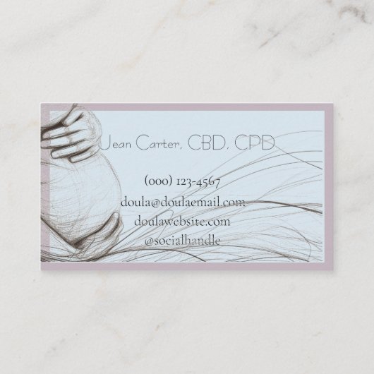 Visitenkarte (Rückseite)