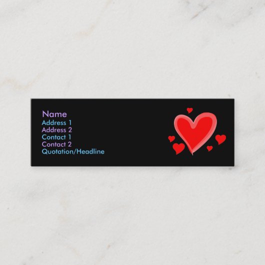 Visitenkarte (Vorderseite)