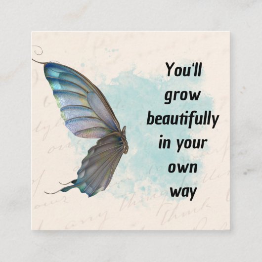 Visitenkarte (Rückseite)