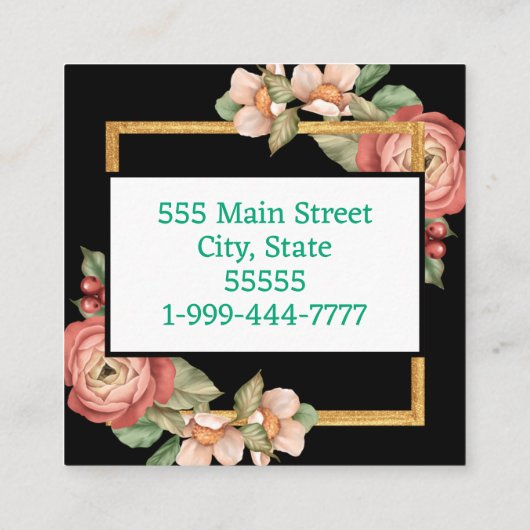 Visitenkarte (Rückseite)