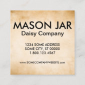 Visitenkarte (Rückseite)