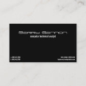 Visitenkarte (Rückseite)