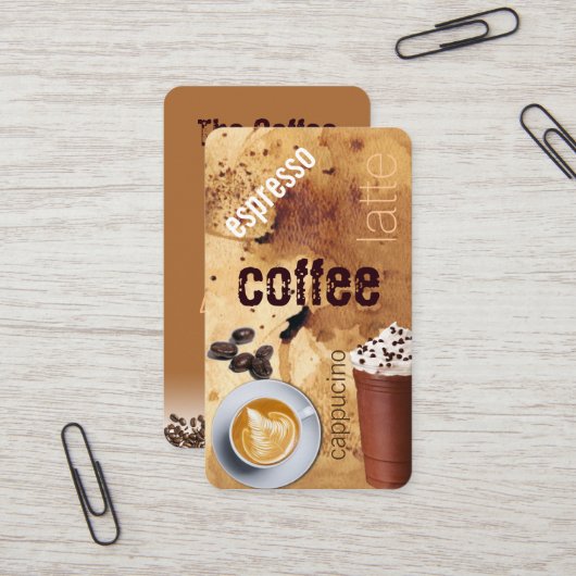 Visitenkarte (Vorderseite/Rückseite Beispiel)