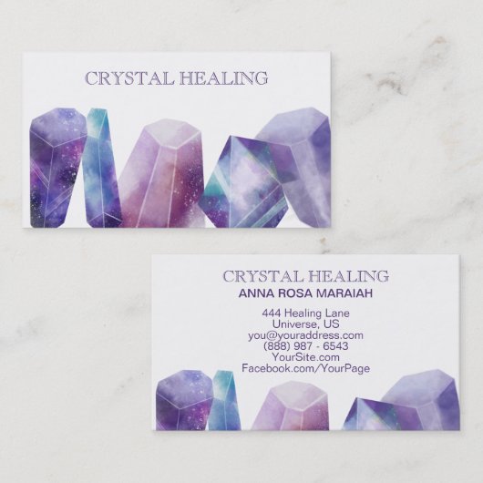 * VISITENKARTE (Vorne/Hinten)