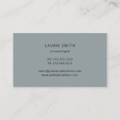 Visitenkarte (Rückseite)