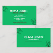 Visitenkarte (Vorne/Hinten)