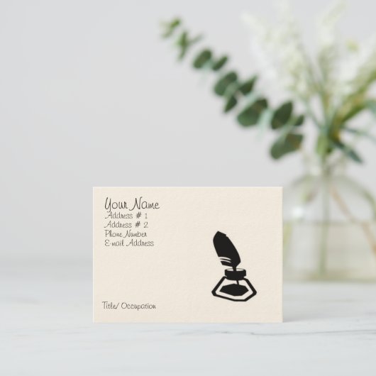 Visitenkarte (Stehend Vorderseite)