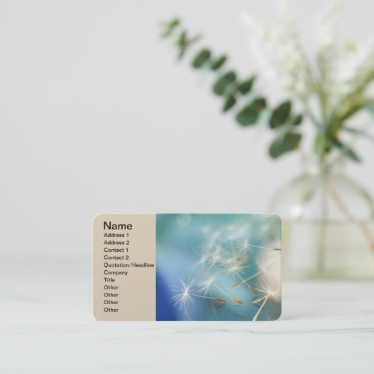 Visitenkarte (Stehend Vorderseite)