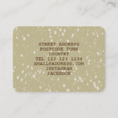 Visitenkarte (Rückseite)