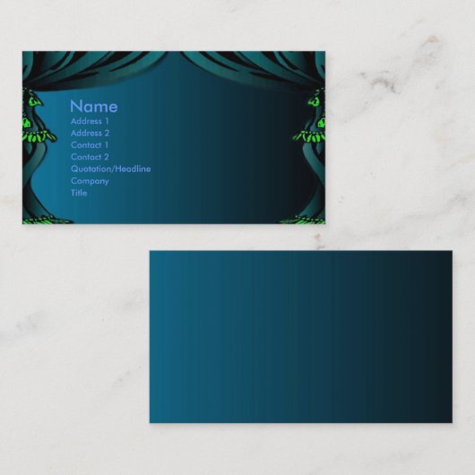 Visitenkarte (Vorne/Hinten)