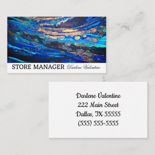 Visitenkarte (Vorne/Hinten)