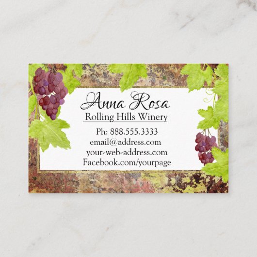 *~* VISITENKARTE (Rückseite)