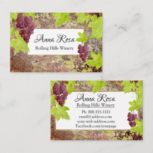 *~* VISITENKARTE (Vorne/Hinten)