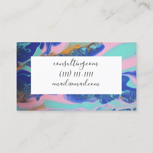 Visitenkarte (Rückseite)