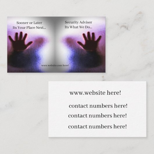 Visitenkarte (Vorne/Hinten)