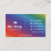 Visitenkarte (Rückseite)