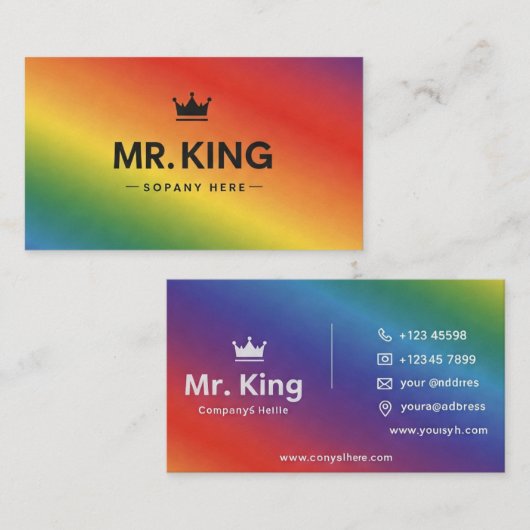 Visitenkarte (Vorne/Hinten)