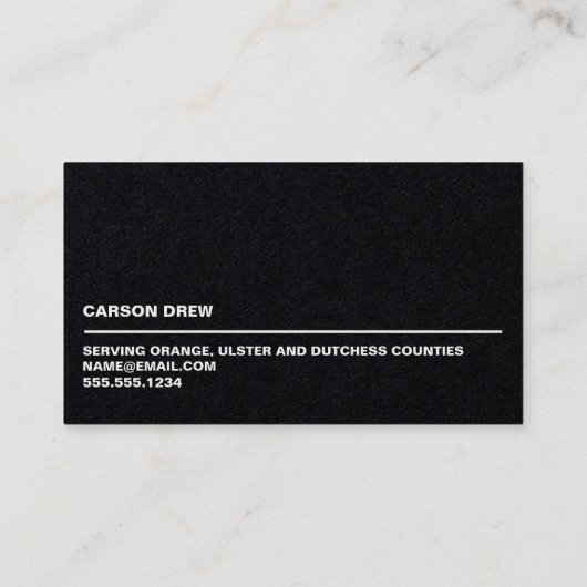 Visitenkarte (Rückseite)