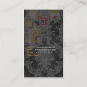 Visitenkarte (Rückseite)