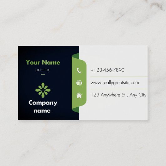 Visitenkarte (Rückseite)