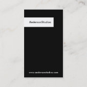 Visitenkarte (Rückseite)