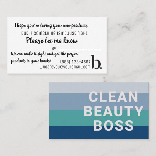 Visitenkarte (Vorne/Hinten)