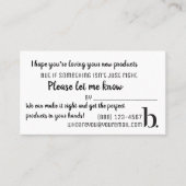 Visitenkarte (Vorderseite)