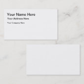 Visitenkarte (Vorne/Hinten)