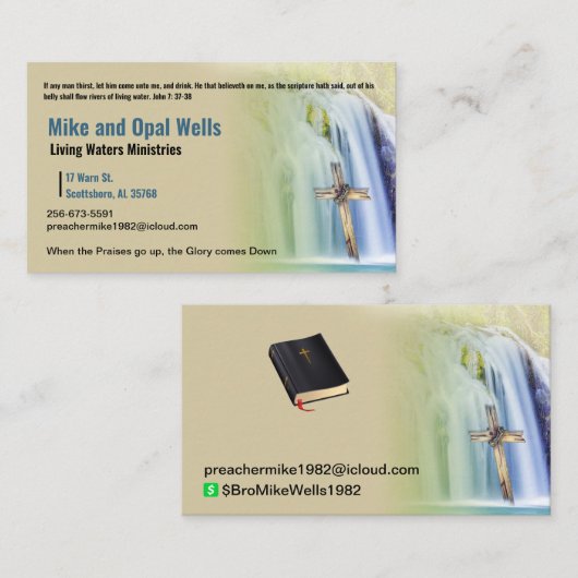 Visitenkarte (Vorne/Hinten)