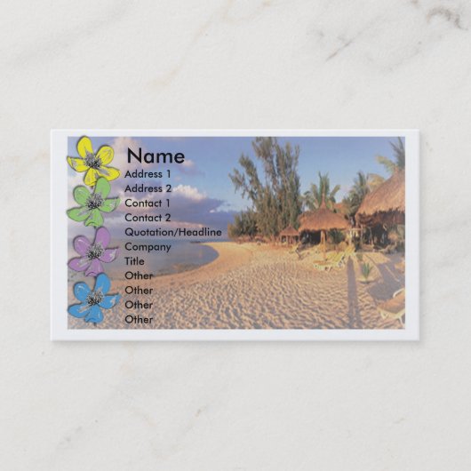 Visitenkarte (Vorderseite)