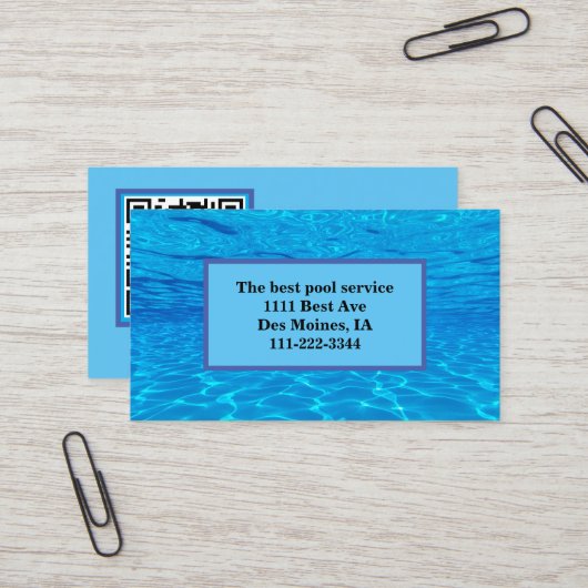 Visitenkarte (Vorderseite/Rückseite Beispiel)