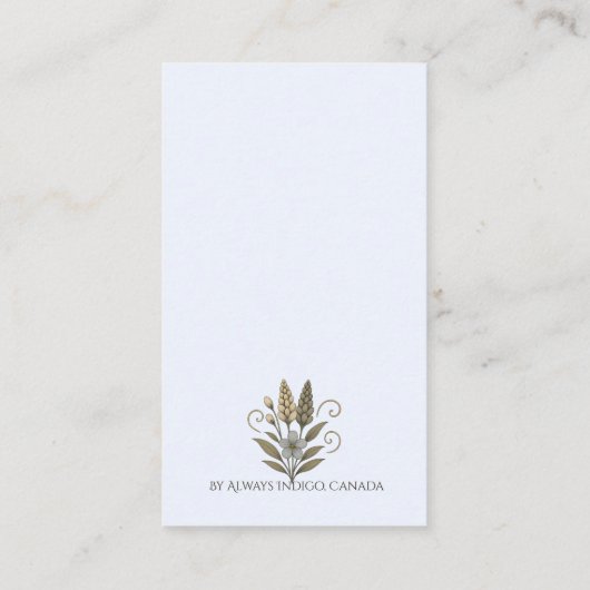 Visitenkarte (Rückseite)