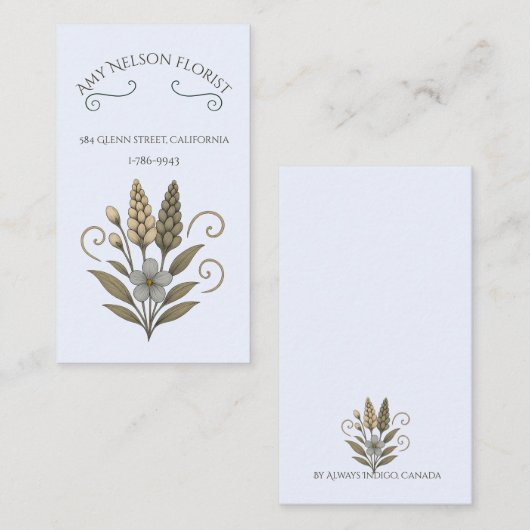 Visitenkarte (Vorne/Hinten)