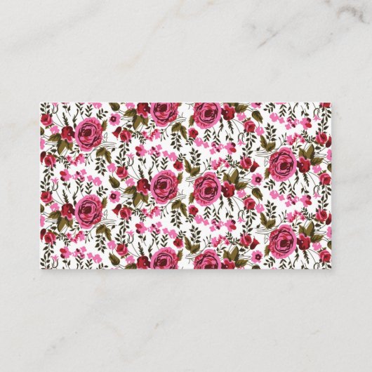 Visitenkarte (Rückseite)