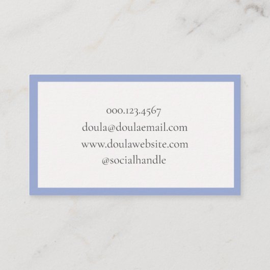 Visitenkarte (Rückseite)