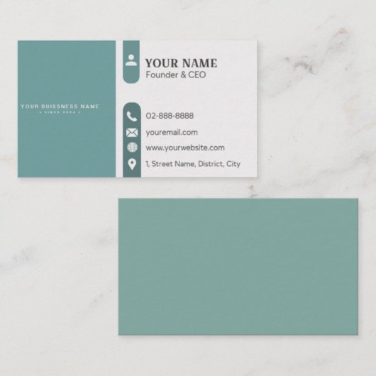 Visitenkarte (Vorne/Hinten)