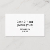 Visitenkarte (Rückseite)