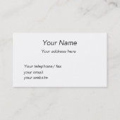 Visitenkarte (Rückseite)