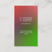 Visitenkarte (Rückseite)