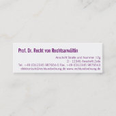 Visitenkarte (Vorderseite)