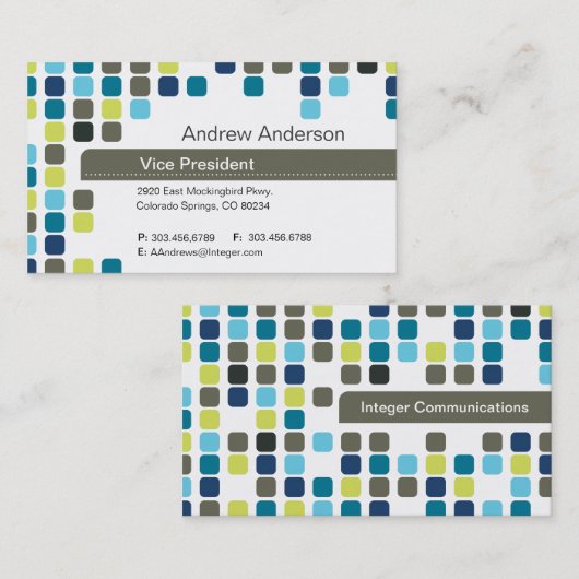 Visitenkarte (Vorne/Hinten)