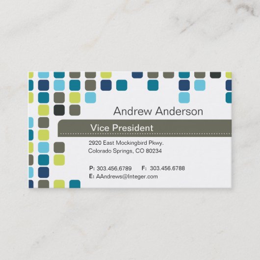 Visitenkarte (Vorderseite)