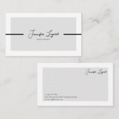 Visitenkarte (Vorne/Hinten)