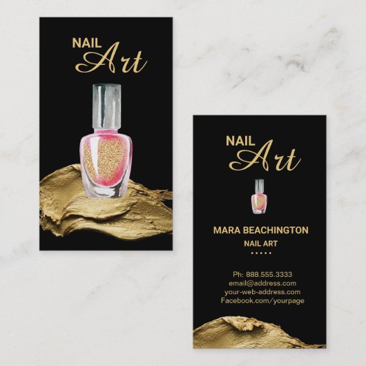 *~* VISITENKARTE (Vorne/Hinten)