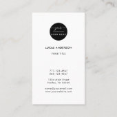 Visitenkarte (Rückseite)