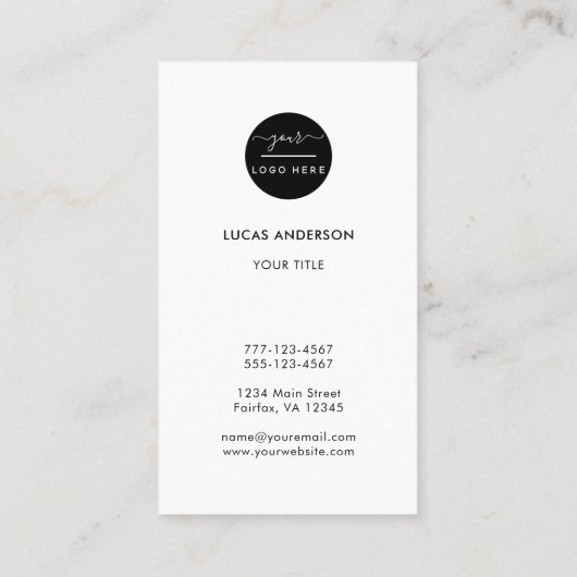 Visitenkarte (Rückseite)