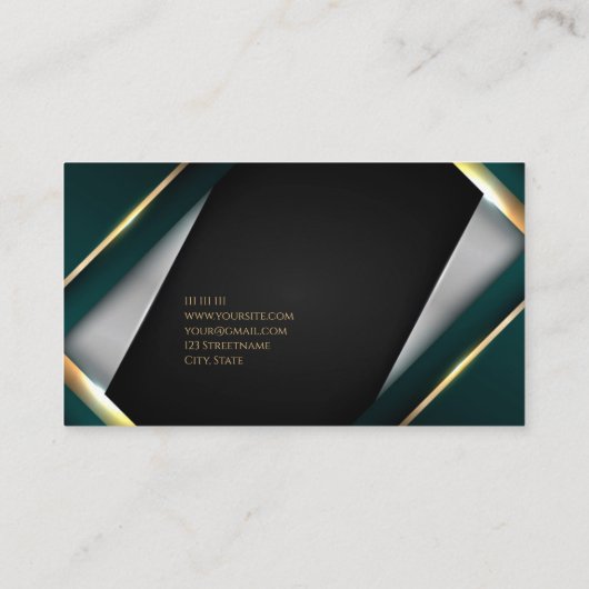 Visitenkarte (Rückseite)